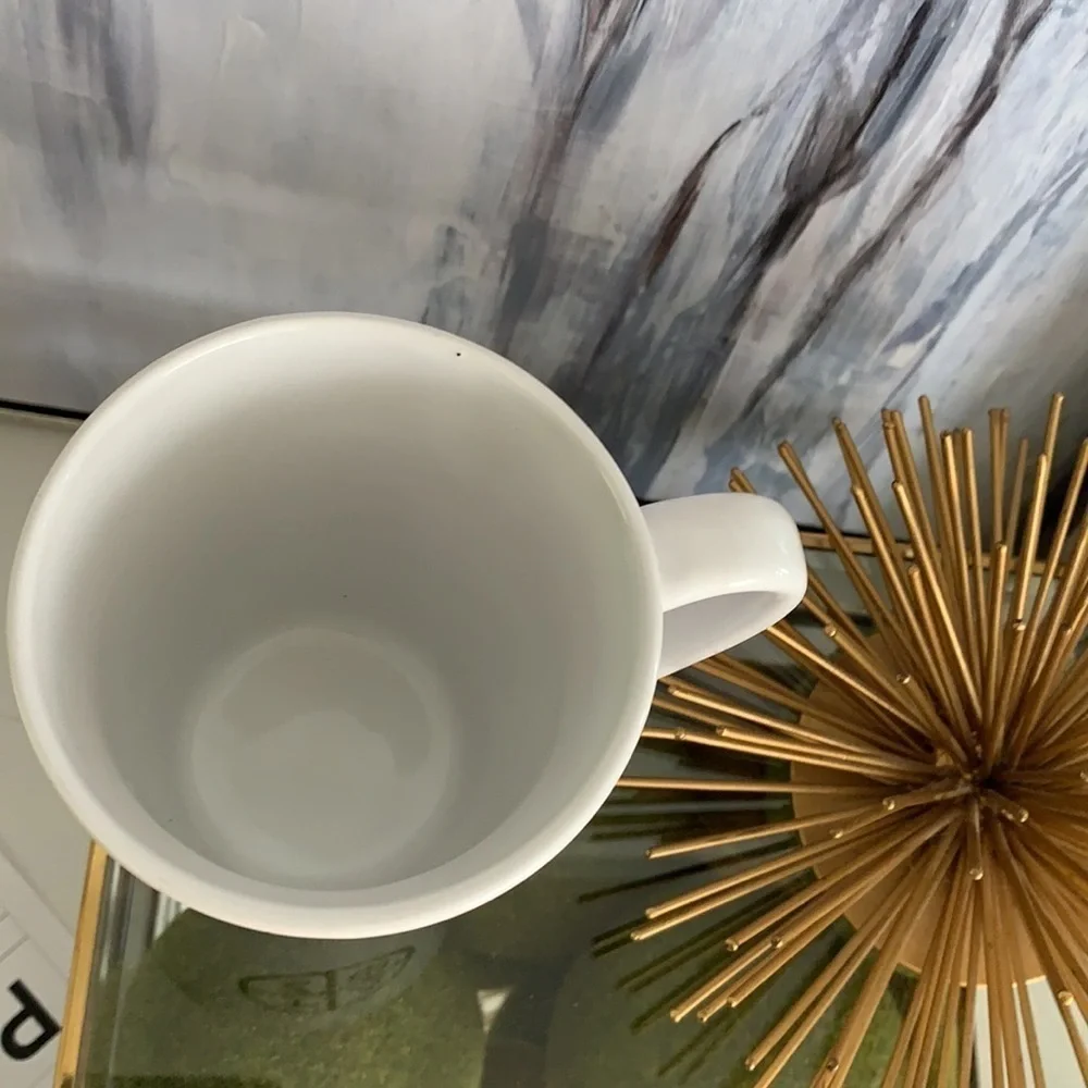TAZO Tea 2012 Logo Starbucks‎ Cream Coffee Mug